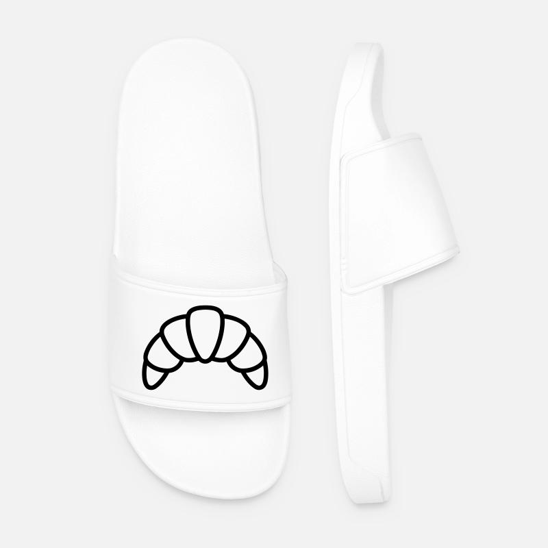 Halbmond - Männer Badelatschen - Weiß