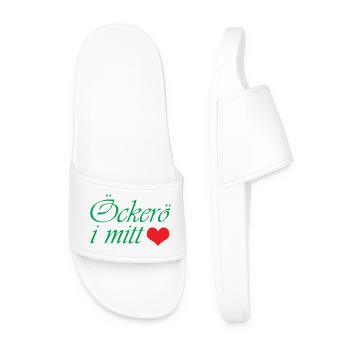 Öckerö in my heart - Men’s Pool Sliders - white - Front
