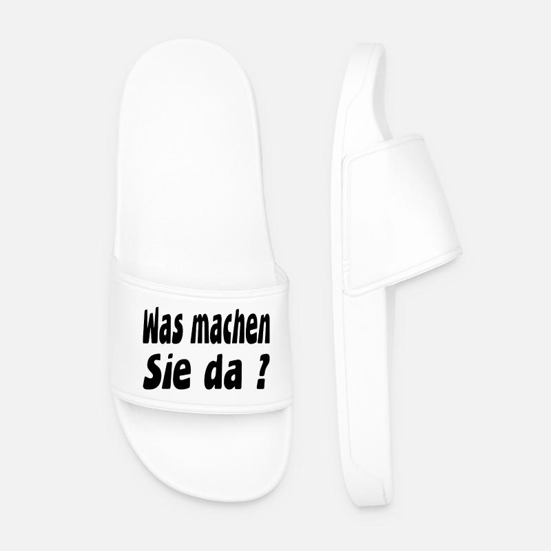 Arbeit - Männer Badelatschen - Weiß