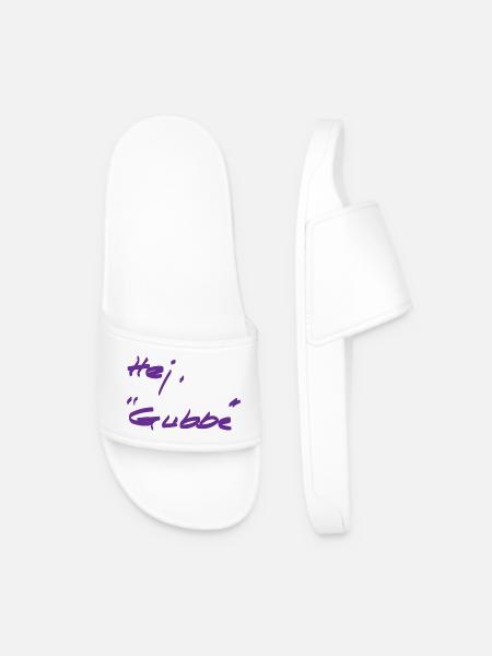 Welcome - different - Swedish - Men’s Pool Sliders - white