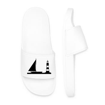 Sail - Men’s Pool Sliders - white - Front