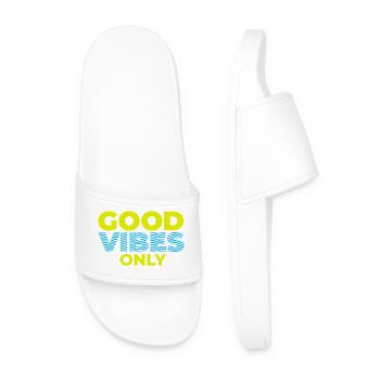 GOOD_VIBES_ONLY_Color - Claquettes Homme - blanc - Devant