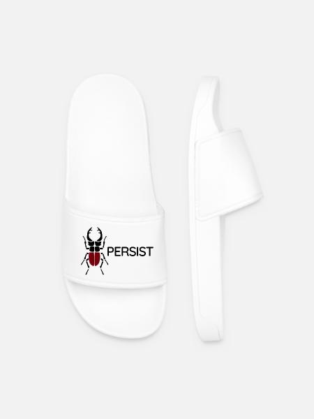 Stagbeetle - Persist - Men’s Pool Sliders - white
