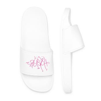 Zurich in purple - Men’s Pool Sliders - white - Front