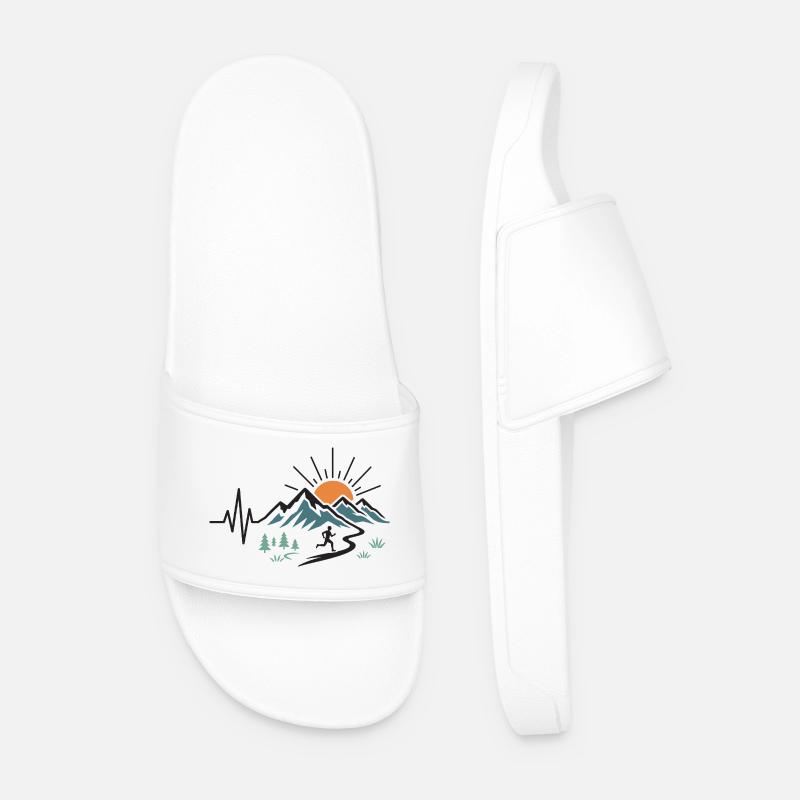 Trail Running - Men’s Pool Sliders - white