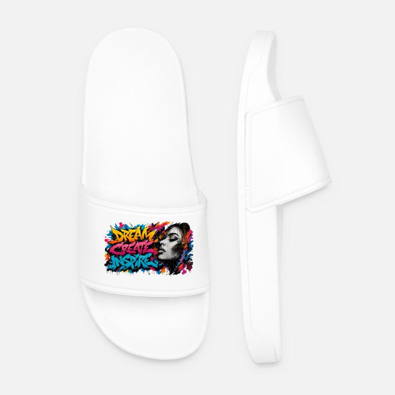 Dream Creative Inspire - Men’s Pool Sliders - white
