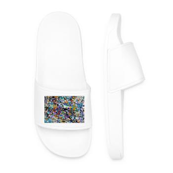 jschrjagjploeshroj - Men’s Pool Sliders - white - Front