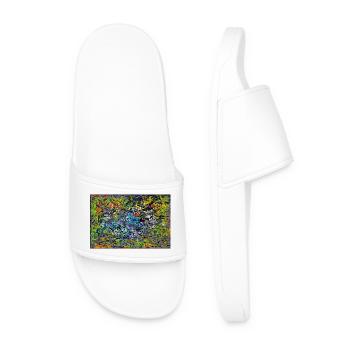 krihsjhunjgh - Men’s Pool Sliders - white - Front