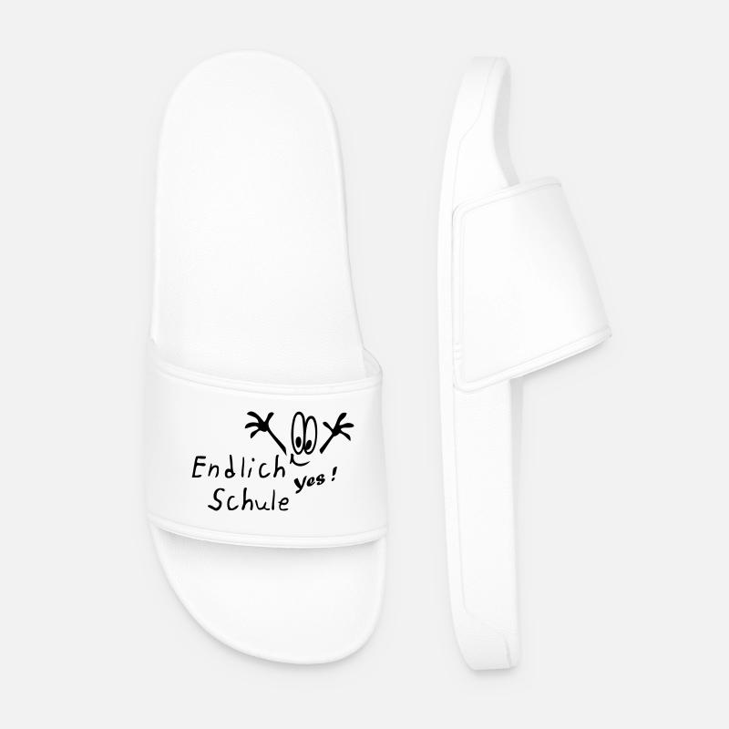 Schule - Men’s Pool Sliders - white