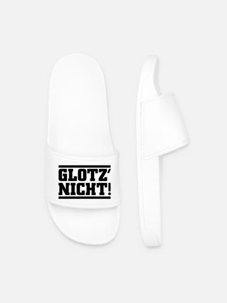 Glotz nicht - Männer Badelatschen - Weiß