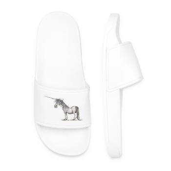 The Last Unicorn - Men’s Pool Sliders - white - Front