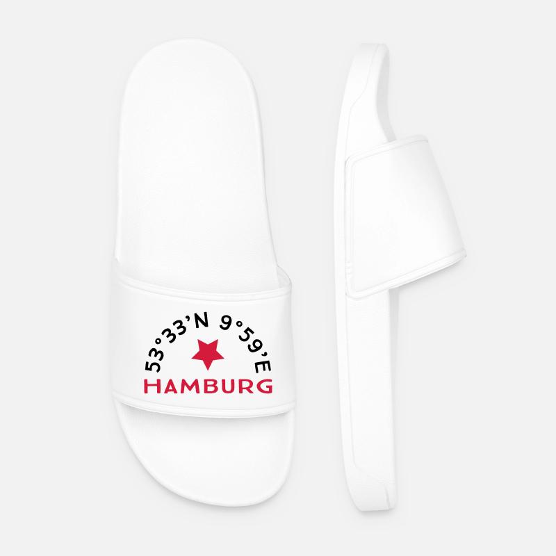 Hamburg - Men’s Pool Sliders - white