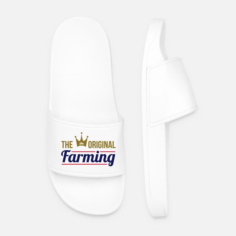 Farming - Männer Badelatschen - Weiß