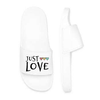 EINFACH LIEBEN. GERADE VERHEIRATET. ES LEBE DIE MARYS. JUNGGESELLINNENABSCHIED - Männer Badelatschen - Weiß - Vorne