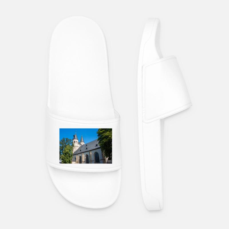 St. Jakobi Kirche, Goslar - Männer Badelatschen - Weiß