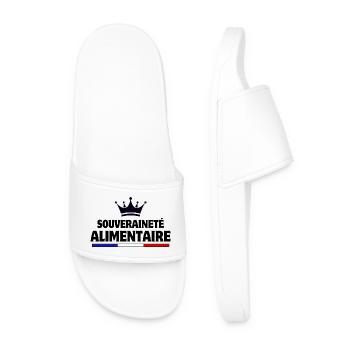 Agriculture, Farmer, Farmer, Country - Men’s Pool Sliders - white - Front