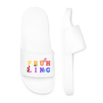 Spring - Season - Men’s Pool Sliders - white - Front