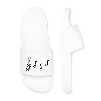 1. 1 AN. 1er ANNIVERSAIRE. ANNIVERSAIRE 1 AN - Claquettes Homme - blanc - Devant