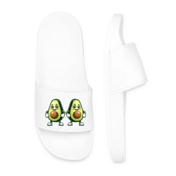 Avocado 2 - Men’s Pool Sliders - white - Front