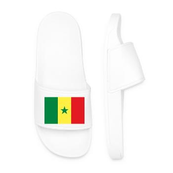 Senegal - Männer Badelatschen - Weiß - Vorne