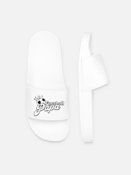Cool football dad design for real football fans - Men’s Pool Sliders - white