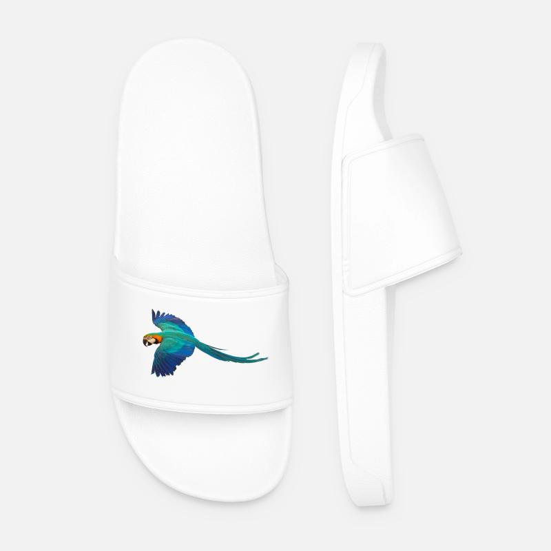 Macaw - Men’s Pool Sliders - white