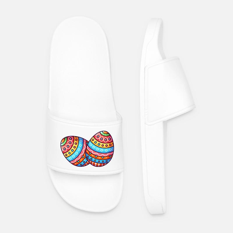 Easter egg - Men’s Pool Sliders - white