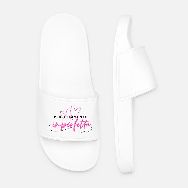 Perfettamente_Imperfetta - Männer Badelatschen - Weiß