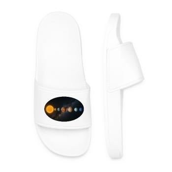 Soleil - Système solaire - Planètes - Claquettes Homme - blanc - Devant
