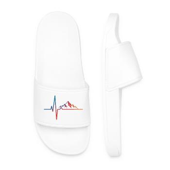 paysage de montagne randonnée montagnes nature - Claquettes Homme - blanc - Devant