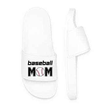 Baseball Mom - Men’s Pool Sliders - white - Front