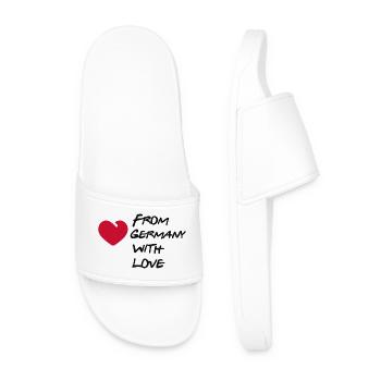 De l’Allemagne avec amour - Claquettes Homme - blanc - Devant