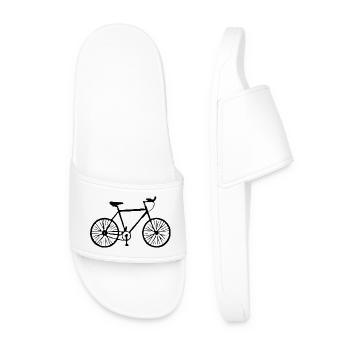 Fahrrad T-shirt Geschenk Radfahrer - Männer Badelatschen - Weiß - Vorne