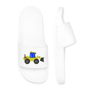 Excavatrice - Claquettes Homme - blanc - Devant