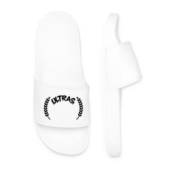 ultras_wappen_kranz - Men’s Pool Sliders - white - Front