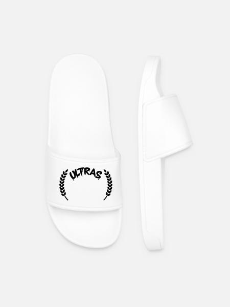 ultras_wappen_kranz - Men’s Pool Sliders - white