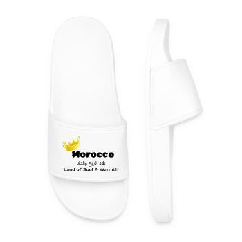 Maroc - Claquettes Homme - blanc - Devant