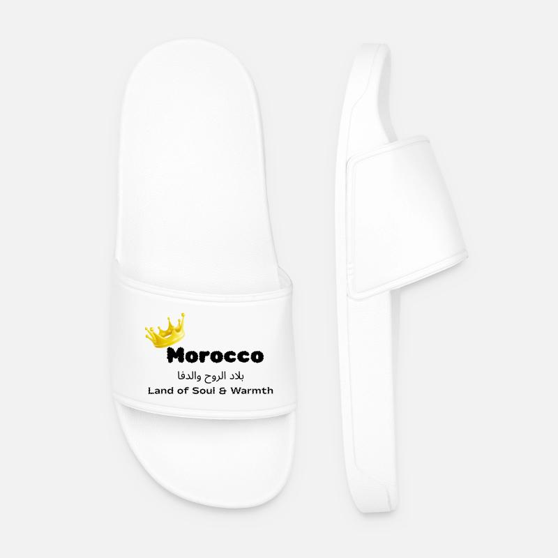 Marokko - Männer Badelatschen - Weiß