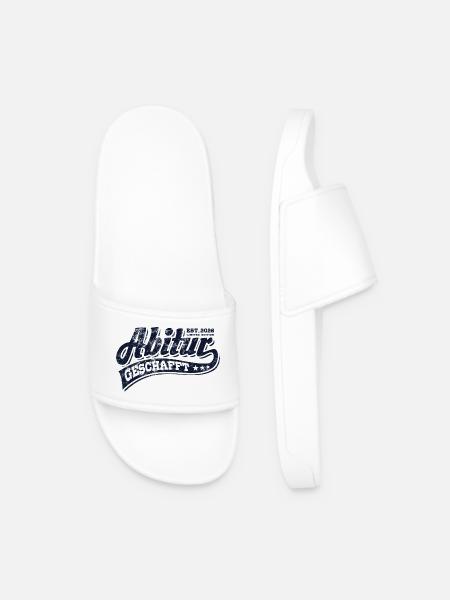 Abi Est 2026 - Abitur - Gift - Men’s Pool Sliders - white