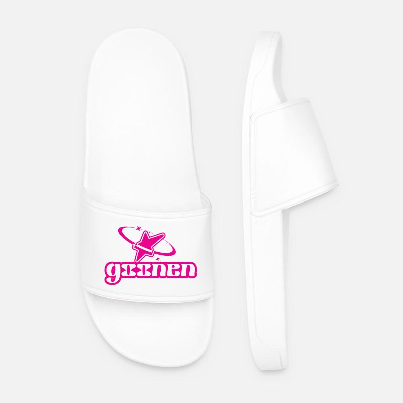Garten Stern Galaxy Logo - Männer Badelatschen - Weiß