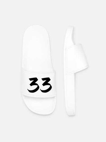 33 - Claquettes Homme - blanc