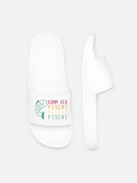 Come here Fischi Fischi Fischi Fischi - Men’s Pool Sliders - white