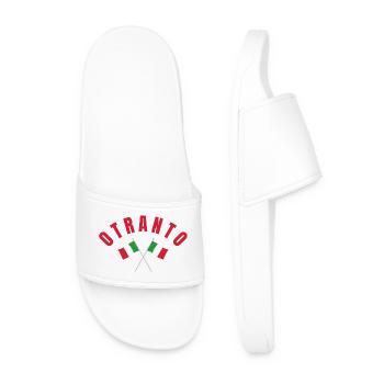 Otrante a traversé les drapeaux italiens - Claquettes Homme - blanc - Devant