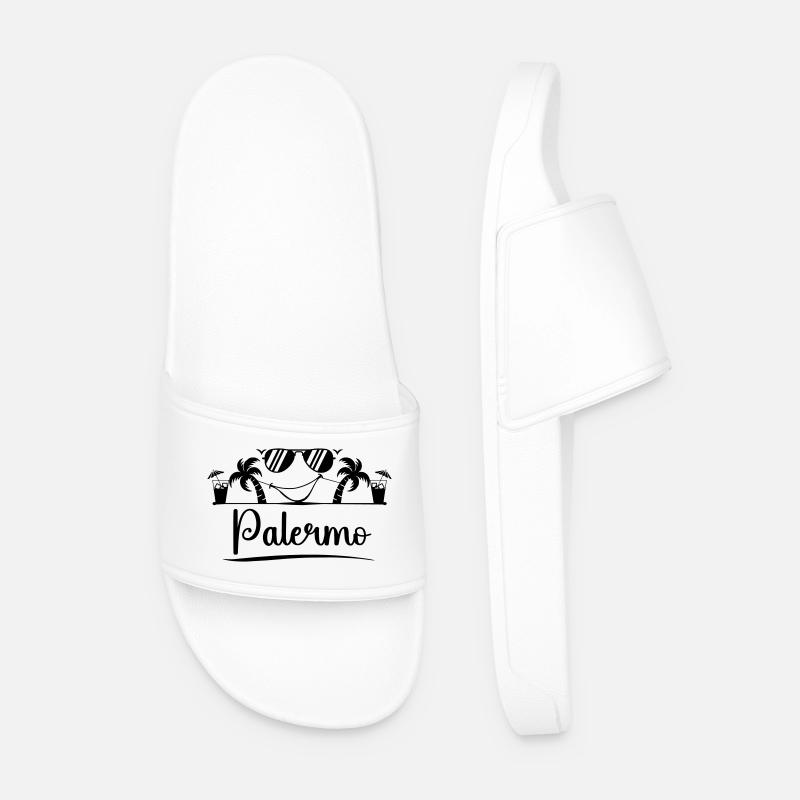 Palermo - Männer Badelatschen - Weiß