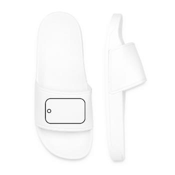 Plaques militaires - Claquettes Homme - blanc - Devant