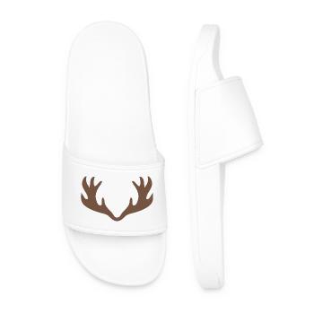 Bois de cerf - Claquettes Homme - blanc - Devant