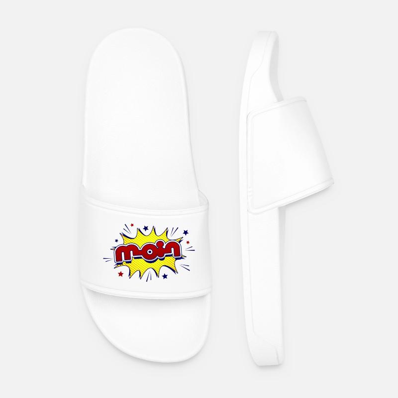 Hello - Men’s Pool Sliders - white