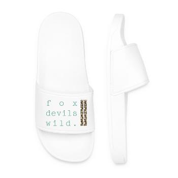Fox Devil Wild Leopard - Men’s Pool Sliders - white - Front