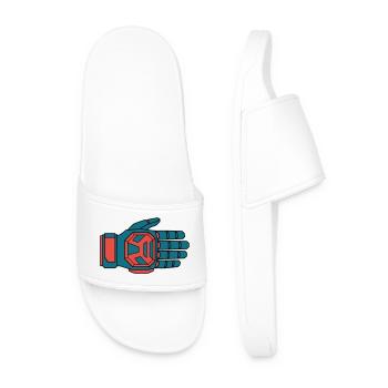 Safe Downhill Gloves BMX - Men’s Pool Sliders - white - Front