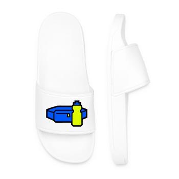 Courroir de ceinture d’hydratation pratique - Claquettes Homme - blanc - Devant